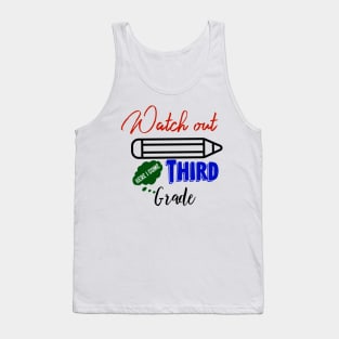 Third Grade Here I Come Graduating Class Tank Top